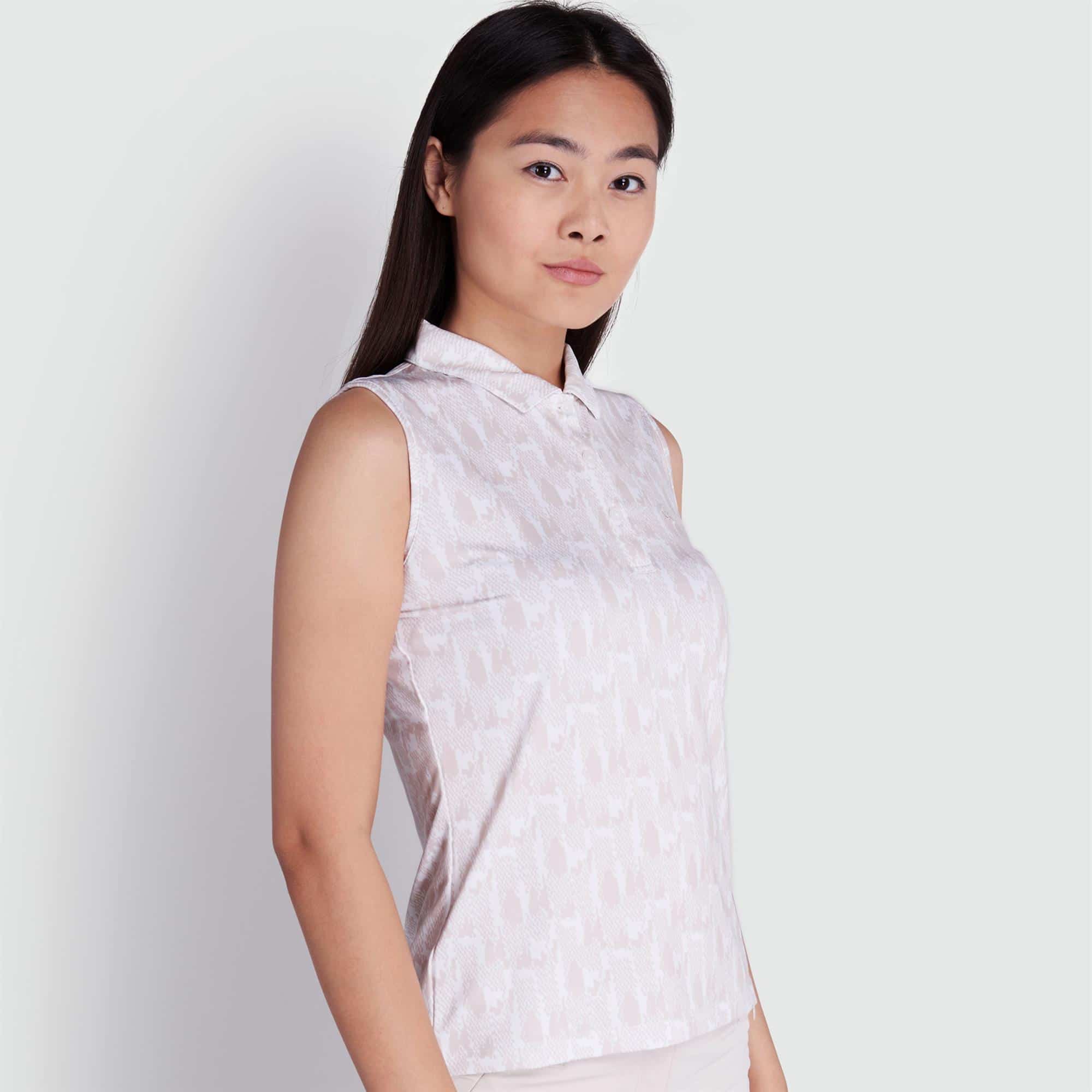 Calvin Klein Avon Ladies Golf Sleeveless Polo Shirt Fossil